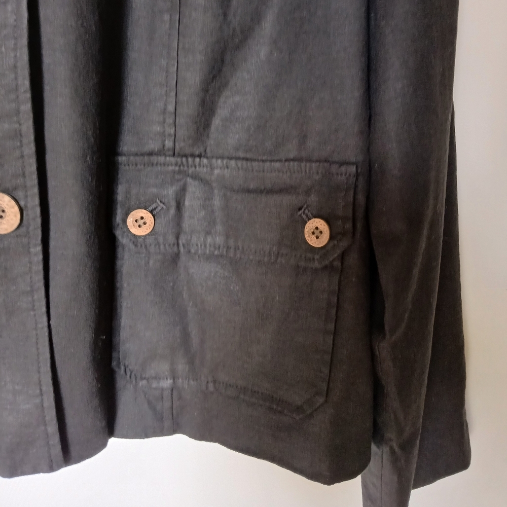 R-Q-T Womens Vintage Blazer Size 14 Color Black - Picture 3 of 8